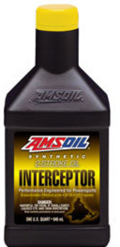 AMSOIL Interceptor 2-Stroke Oil Bottle